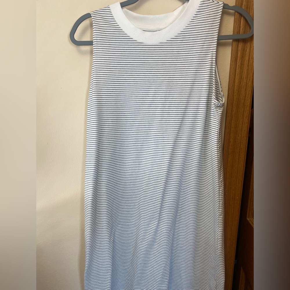 Casual Striped Tank Dress